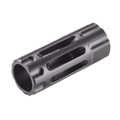 Picture of Wilson Combat MUZZLE BRAKE Q-COMP 11/16-24 STEEL BLACK TR-QCOMP-11-16X24