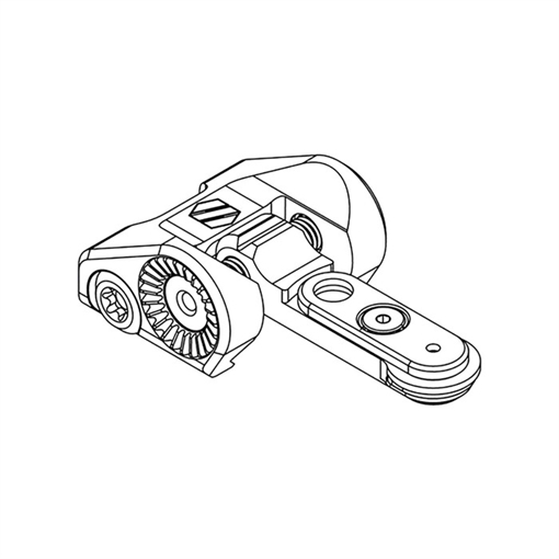 Picture of Scalarworks AR-15 PEAK/02 FOLDING IRON REAR SIGHT A2 HEIGHT SW2100