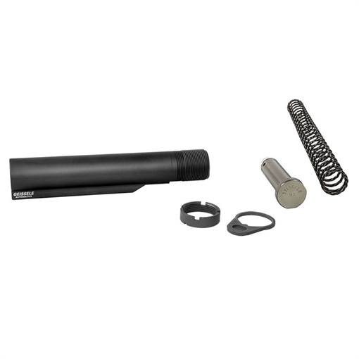 Picture of Geissele Automatics AR15 PREMIUM MILSPEC BUFFER TUBE ASSEMBLY W/SUPER 42, H2 BLK 08-163B-H2