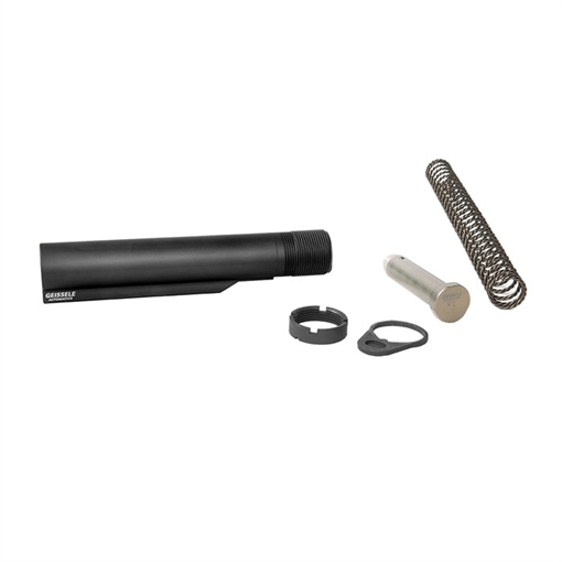 Picture of Geissele Automatics AR15 PREMIUM MILSPEC BUFFER TUBE ASSEMBLY W/SUPER 42, H1 BLK 08-163B