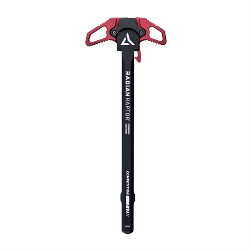 Picture of Radian Weapons Raptor Competition Ambi Charging Handle, Red, Fits Mil-Spec AR-15 Platform R0232