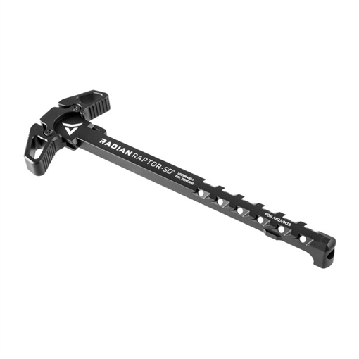 Picture of Radian Weapons Raptor SD Ambi Charging Handle, Black, Gas Ported Shaft, Fits Mil-Spec AR-15/M16 Platform R0006