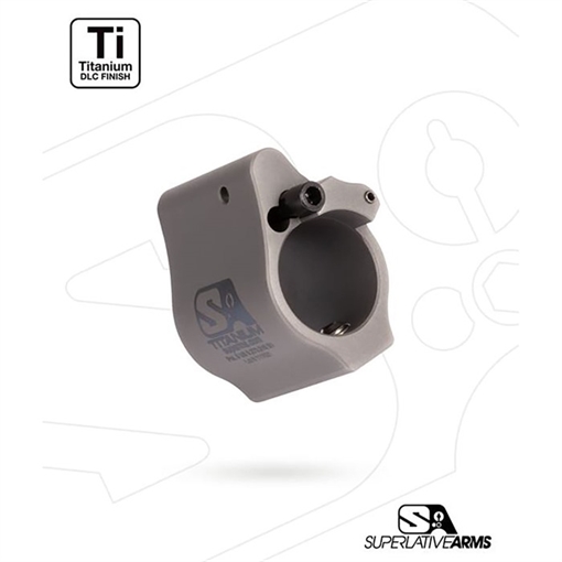 Picture of Superlative Arms AR-15 SOLID TITANIUM ADJUSTABLE GAS BLOCK .625'' GRAY SABO-DI-625SGT