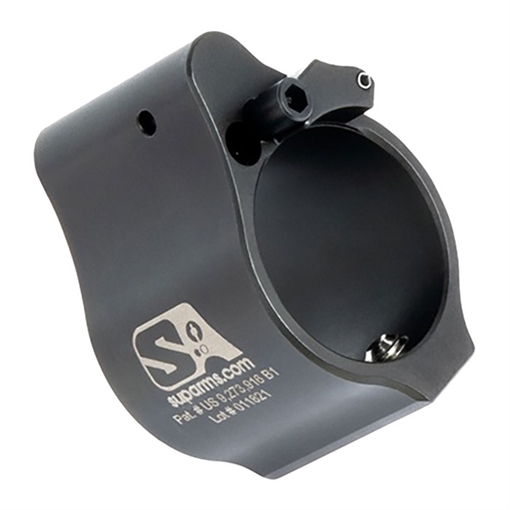 Picture of Superlative Arms AR-15 SOLID ADJUSTABLE GAS BLOCK .875'' BLACK SABO-DI-875SM