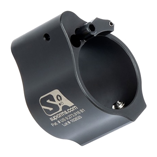 Picture of Superlative Arms AR-15 SOLID ADJUSTABLE GAS BLOCK .936'' BLACK SABO-DI-936SM