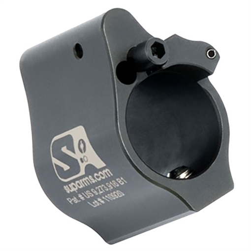 Picture of Superlative Arms AR-15 SOLID ADJUSTABLE GAS BLOCK .625'' BLACK SABO-DI-625SM