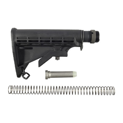 Picture of Brownells BRN AR-15 MIL-SPEC COLLAPSIBLE STOCK ASSEMBLY BLACK NONE