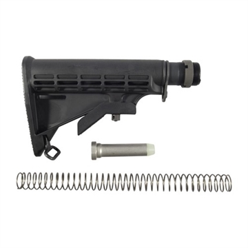 Picture of Brownells BRN AR-15 MIL-SPEC COLLAPSIBLE STOCK ASSEMBLY BLACK NONE