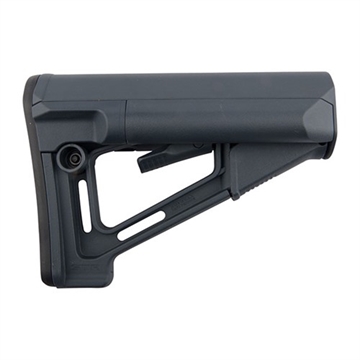 Picture of Magpul MAG470-GRY STR Carbine Stock Stealth Gray Synthetic for AR-15, M16, M4 with Mil-Spec Tube (Tube Not Included) MAG470GRY