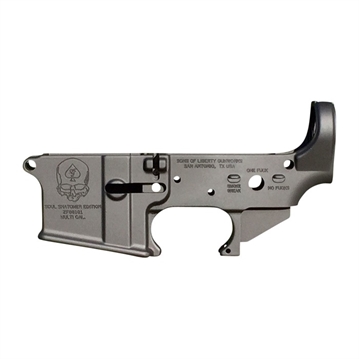 Picture of Sons Of Liberty Gun Works SOUL SNATCHER STRIPPED LOWER RECEIVER BLACK SOULSNATCHER