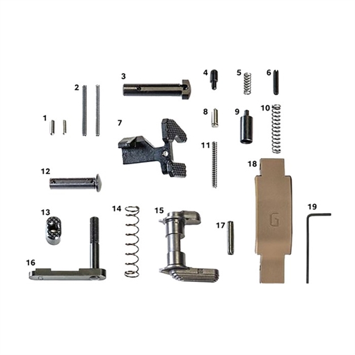Picture of Geissele Automatics AR-15 SUPER DUTY LOWER PARTS KIT DDC 05-428S