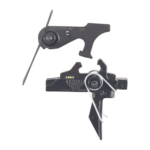 Picture of Geissele Automatics SD-E Two-Stage Flat Trigger with 2.90-3.80 lbs Draw Weight & for AR-15/AR-10 05167