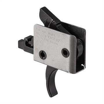 Picture of CMC Triggers Drop-In Two-Stage Curved Trigger w/ 2-4 lbs Draw Weight & Black/Silver Finish 93502