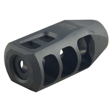 Picture of Precision Armament M11 MUZZLE BRAKE 30 CALIBER 5/8-24 SS BLACK A04006