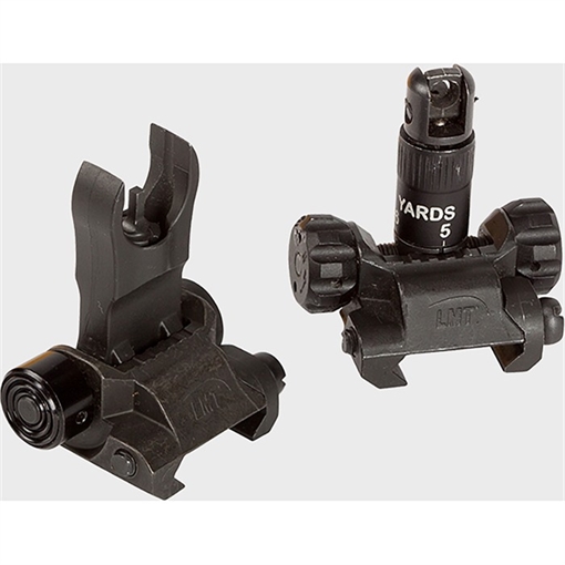 Picture of Lmt Defense AR-308 IMPERIAL BUIS SIGHT SET BLACK L8BUIS308