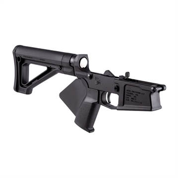 Picture of Aero Precision M5 FEATURELESS COMP LOWER W/FIXED CARB STOCK FOR AR .308 BLK APAR308055