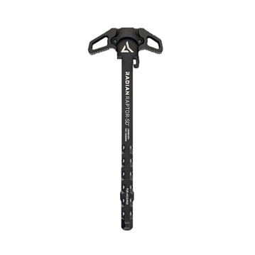 Picture of Radian Weapons Raptor SD Ambi Charging Handle, Black, Gas Ported Shaft, Fits Mil-Spec AR-10/SR-25 Platform R0012