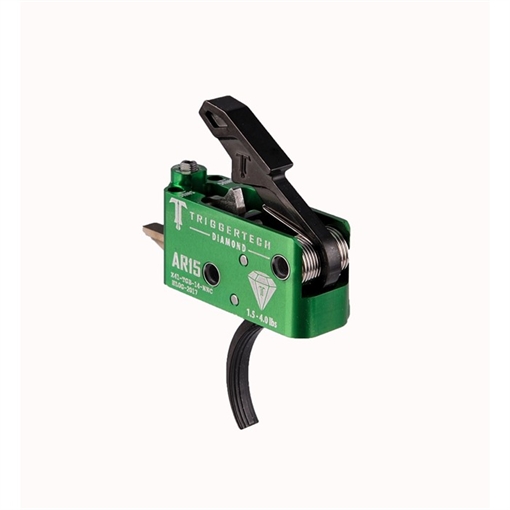 Picture of Triggertech AR DIAMOND TRIGGER SINGLE-STAGE CURVED GREEN/BLACK X42-SGB-14-NNC