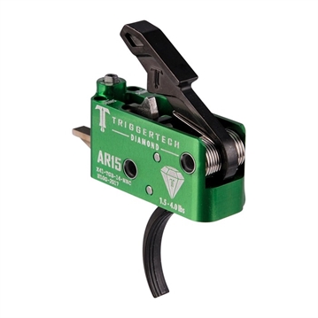 Picture of Triggertech AR DIAMOND TRIGGER TWO-STAGE CURVED GREEN/BLACK X42-TGB-14-NNC