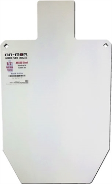 Picture of AR-MOR AR500 66% IPSC TORSO TARGET 3/8" THICK STEEL 23IT375