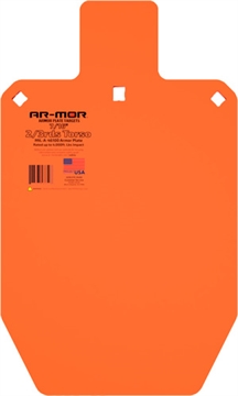 Picture of AR-MOR MIL41600 66% IPSC TORSO TARGET 7/16" THICK STEEL 23ITM437