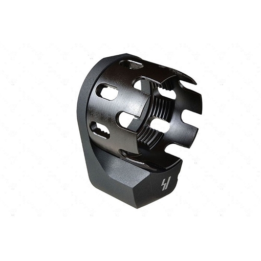Picture of Strike Industries AR RECEIVER ENHANCED CASTLE NUT WITH EXT QD ENDPLATE BLACK SI-AR-ECN&EEP-BK