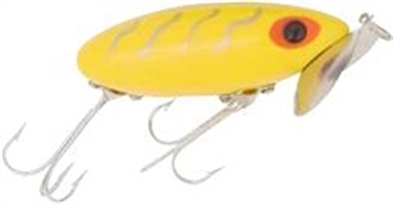 Picture of ARBOGAST JITTRBUG 3/8 2.5" FROG/YEL BLY G600-7