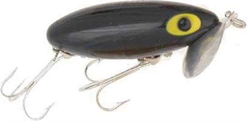 Picture of ARBOGAST JITTRBUG MUSKY 1.25 4.5" BLK G700-2