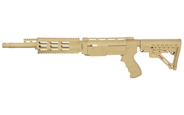 Picture of Archangel AR-15 Style Conversion Stock Desert Tan Synthetic 6 Position Collapsible for Ruger 10/22 (No Bayonet) AA556RNBDT