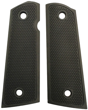 Picture of Archangel Grip Panels Made of Aluminum With Black Anodized Diamond Checkering Finish for 1911 Government AA107