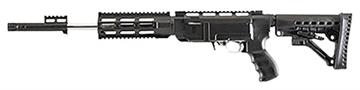 Picture of Archangel AR-15 Style Conversion Stock Black Synthetic 6 Position Collapsible for Ruger 10/22 (No Bayonet) AA556RNB