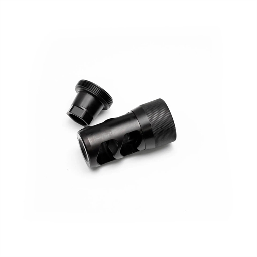 Picture of Area 419 Hellfire 2P-Self Timing Muzzle Brake w/ Adapter 223/6mm 1/2-28 419HF2P-223-1228