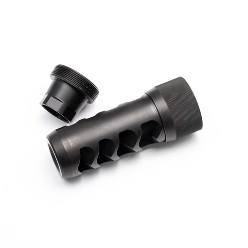 Picture of Area 419 Sidewinder Magnum Self Timing Muzzle Brake 30 cal 3/4-24 Thread Black Nitride 419-SW-30-BN-3424
