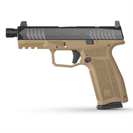 Picture of AREX DELTA X TACT HGA 9MM THREAD BBL SUP HEIGHT SIGHTS FDE 1-17RD &1X17+5X OP PLATE2 MAGS 815537024951 602641