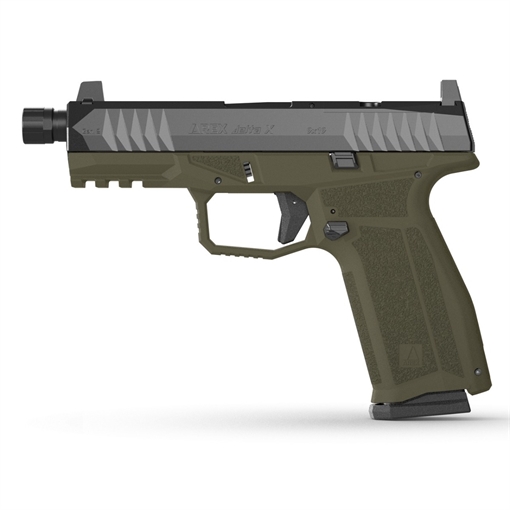 Picture of AREX DELTA X TACTICAL HGA 9MM 4.6IN BBL OD GREEN OPTIC READY 1-17RD & 1-19RD PLATE KIT INCLUDED 815537024975 602643