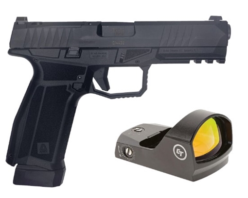 Picture of AREX DELTA L OR 9MM 1X17RD 1X19RD AMBI MAG AND SLIDE RELEASE 5X OPTICS PLATES BLACK WITH CRIMSON TRACE RED DOT 197892019491