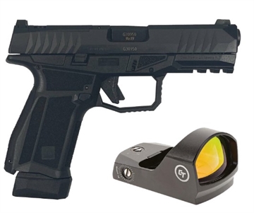 Picture of AREX DELTA M OR 9MM 1X15RD 1X17RD AMBI MAG AND SLIDE RELEASE 5X OPTICS PLATES BLACK WITH CRIMSON TRACE RED DOT 197892019415