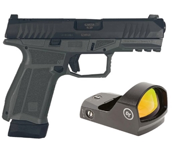 Picture of AREX DELTA M OR 9MM 1X15RD MAG 1X 15+2 MAG SERIALIZED TRIGGER ASSEMBLY INTERCHANGEABLE FRAME AND BACKSTRAPS AMBI MAGAZINE RELEASE AND SLIDE RELEASE 5X OPTICS PLATES GREY WITH CRIMSON TRACE RED DOT 197892019439