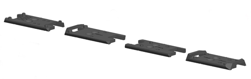 Picture of Arex Pre-Cut Optics Mounting Plates for Rex Zero 1 Tactical Slide 502241