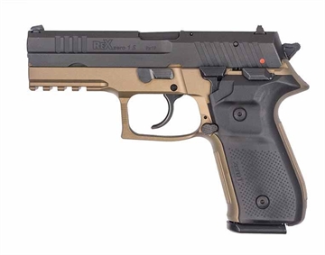 Picture of Arex Rex Zero 1 Standard Flat Dark Earth 9mm Semi-Automatic 17 Round Pistol REXZERO1S-03