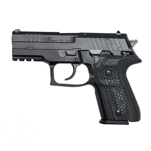 Picture of Arex Rex Zero 1CP-01B 9mm Black Semi-Automatic 15 Round Pistol REXZERO1CP-01B