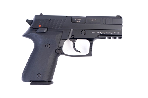 Picture of Arex Rex Zero 1CP-01B1 9mm Black with Hogue Solid Black Grips Semi-Automatic 15 Round Pistol REXZERO1CP-01B1