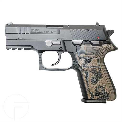 Picture of Arex Rex Zero 1CP-01D 9mm Dark Earth Semi-Automatic 15 Round Pistol REXZERO1CP-01D