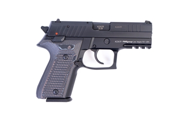 Picture of Arex Rex Zero 1CP-01GR1 9mm Green with Hogue Piranha Black Grey Grips 15rd Pistol REXZERO1CP-01GR1