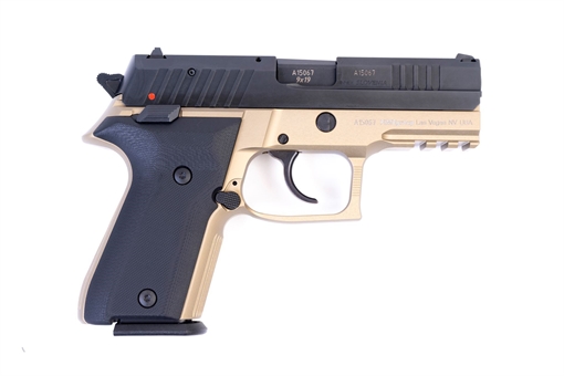 Picture of Arex Rex Zero 1CP-03B1 9mm Flat Dark Earth with Hogue Black Grips 15rd Pistol REXZERO1CP-03B1