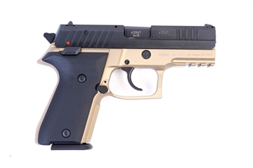 Picture of Arex Rex Zero 1CP-03B1 9mm Flat Dark Earth with Hogue Black Grips 15rd Pistol REXZERO1CP-03B1