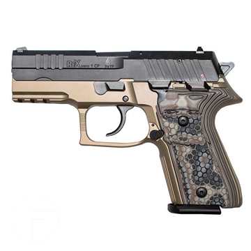 Picture of Arex Rex Zero 1CP-03D 9mm Flat Dark Earth Semi-Automatic 15 Round Pistol REXZERO1CP-03D