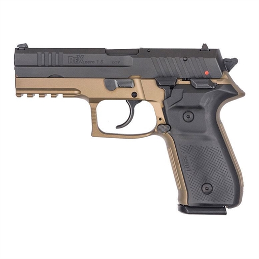 Picture of Arex Rex Zero 1S Flat Dark Earth 9mm Semi-Automatic 10 Round Pistol REXZERO1S-05