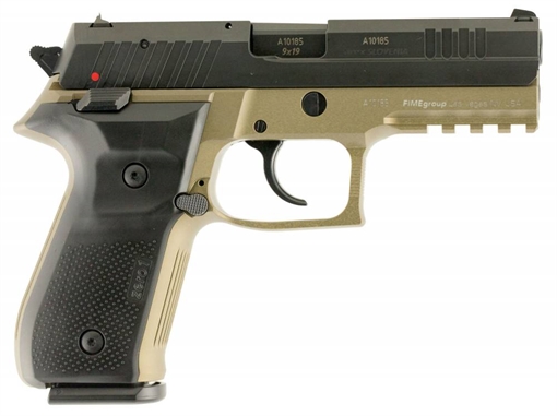 Picture of AREX ZERO 1 STANDARD HGA 9MM 4.25IN BBL SA/DA FDE ALUMINUM FRAME BLACK SLIDE 2-17RD MAGS REXZERO1SFDE