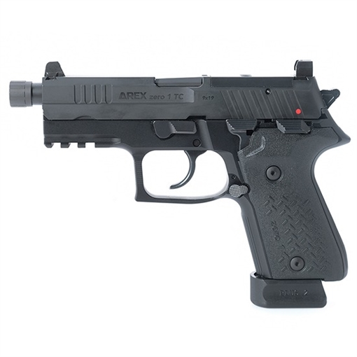 Picture of AREX ZERO 1 TACTICAL COMPACT HGA 9MM 4.5IN BBL BLACK 2-17RD 4 OPTIC PLATES 815537023725 602064